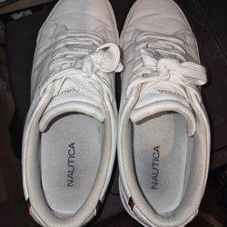 Men's white sneakers