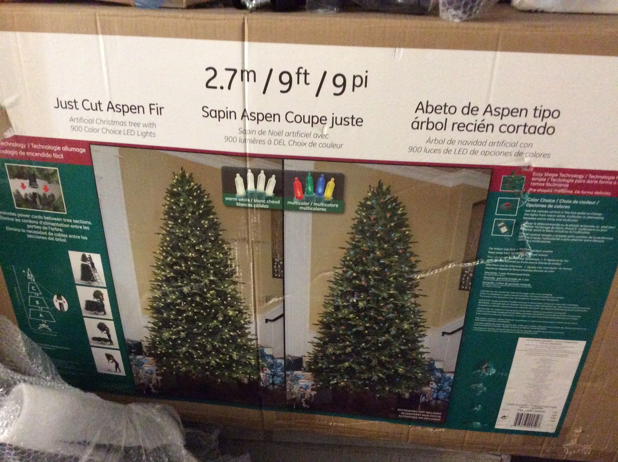 Aspen Estate Fir Flip 🌲 Tree 9ft Sold Out More Than 2000 Dlls Brand New