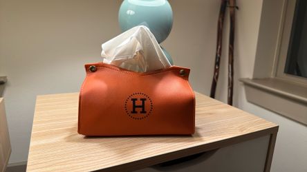  Burnt Orange Tissue Holder 