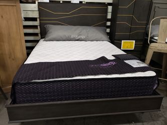 New modern queen size bed frame tax included