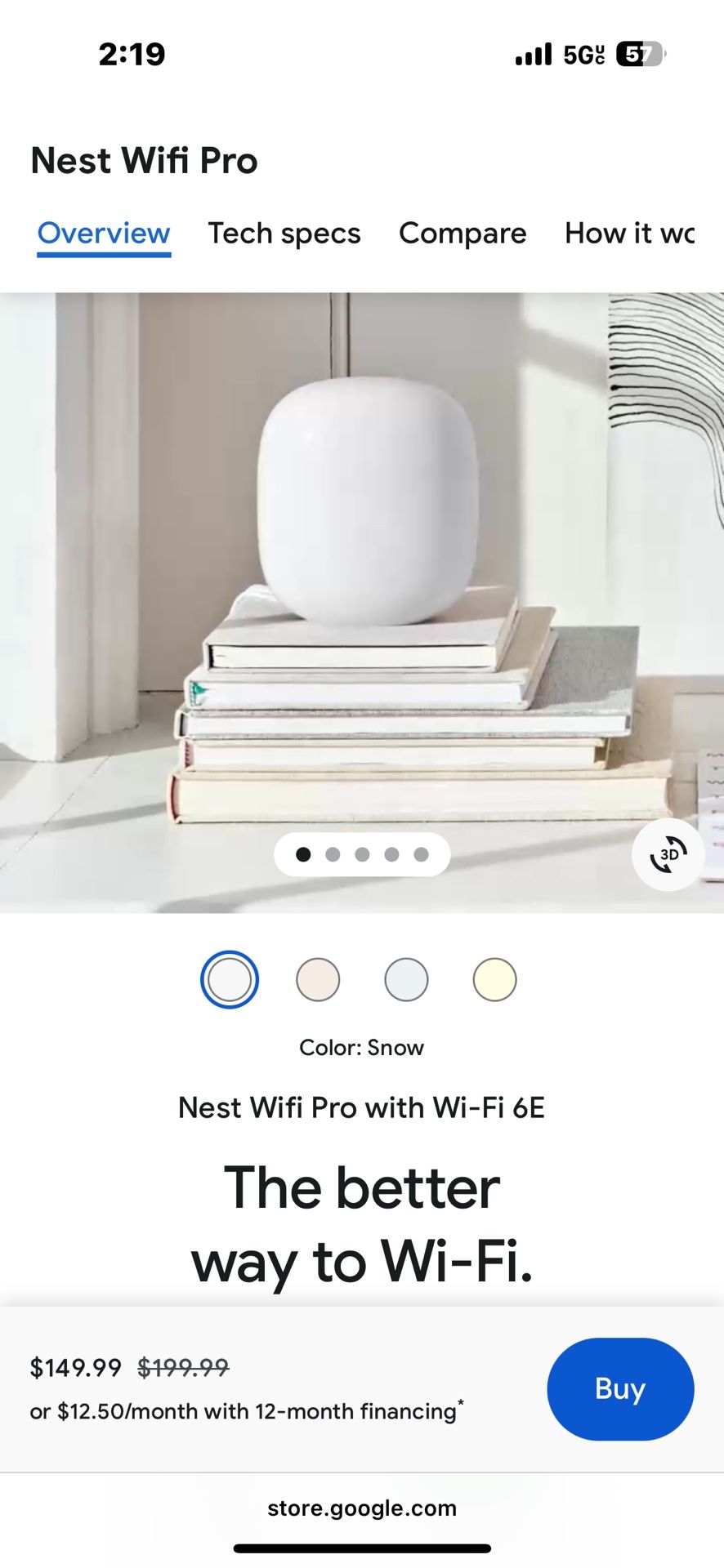 Google Nest Wifi Pro