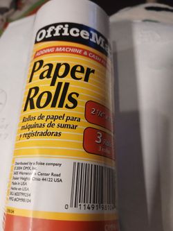 ADDING MACHINE & CASH REGISTER PAPER ROLLS