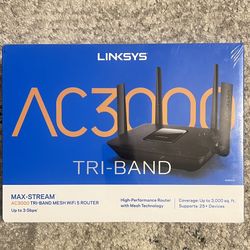 Linksys AC3000 Router Tri-Band NEW!