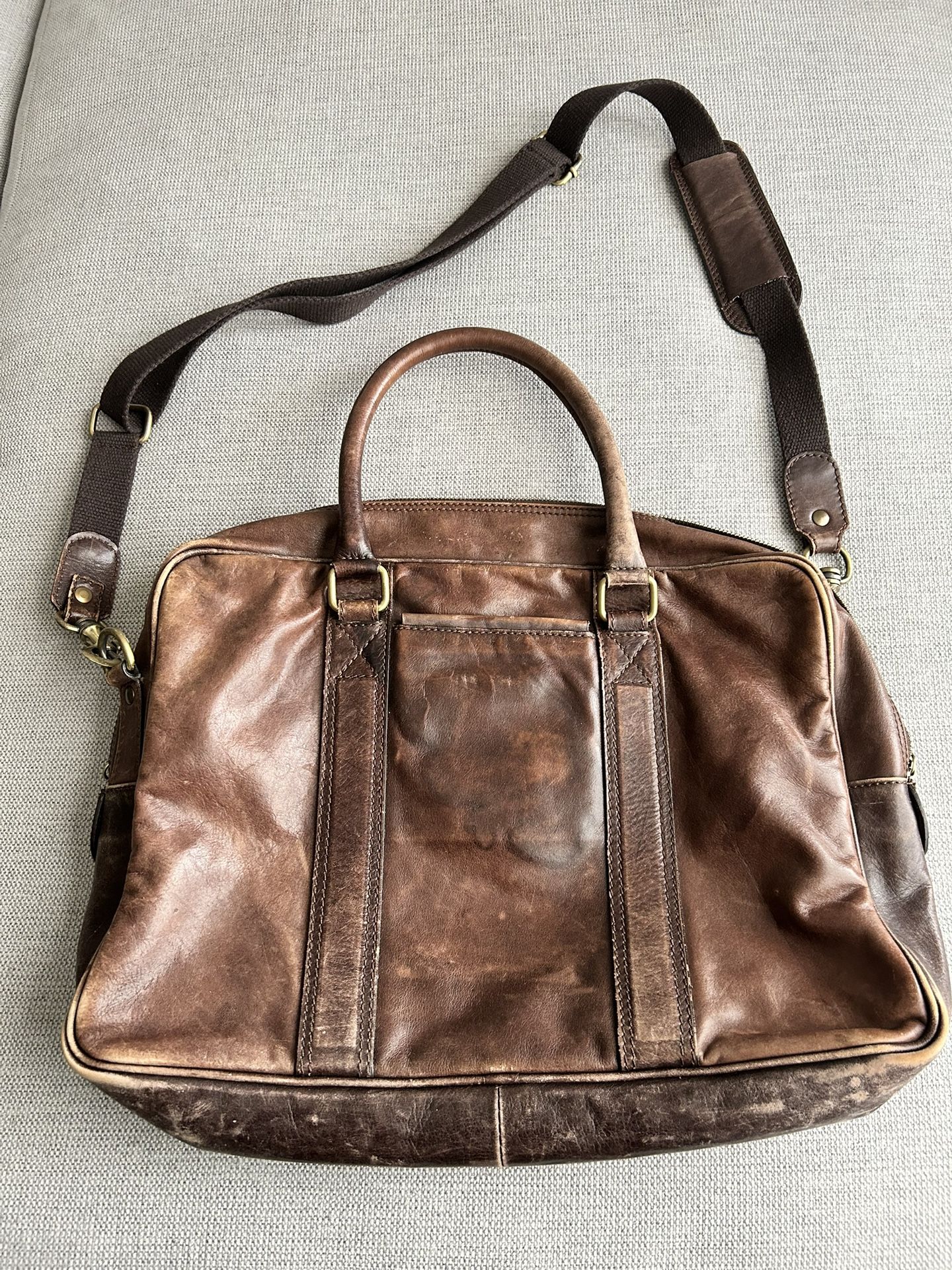 Italian Leather Laptop Bag