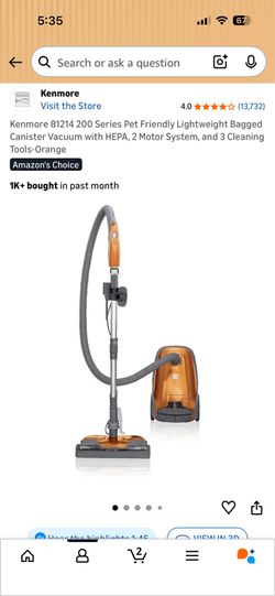 Kenmore vacuum 200 series