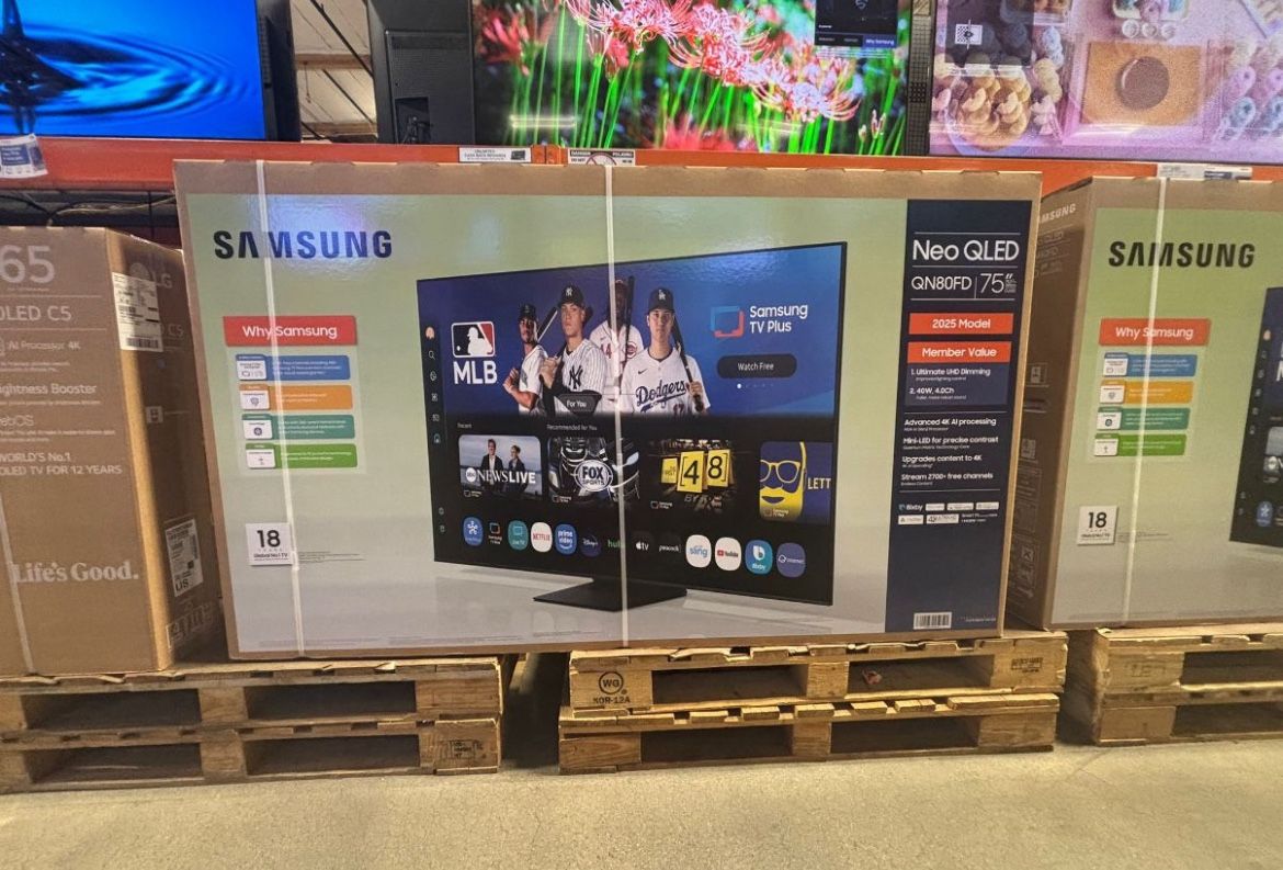 75 “ Samsung smart 4K NEO QLED HDR TV 75QN80F