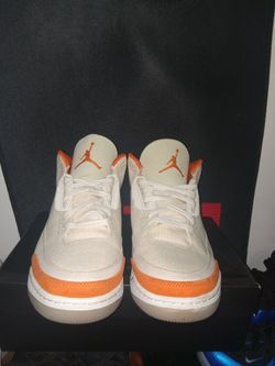 Air Jordan 3 RETRO MEN SIZE 11.5 Air Jordan 3 "Orange Trance/Sail-Starfish"