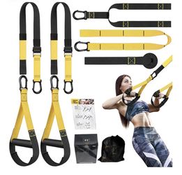 Suspension Trainer Kit, Home Gym System for Full-Body Workout, Adjustable Training Straps