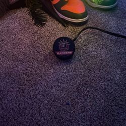 Official New York Hockey Rangers Puck Collectible 