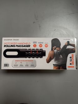 Sharper Image Motorized Handheld Rolling Massager