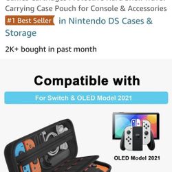 Carrying Case For  Nintendo Switch 