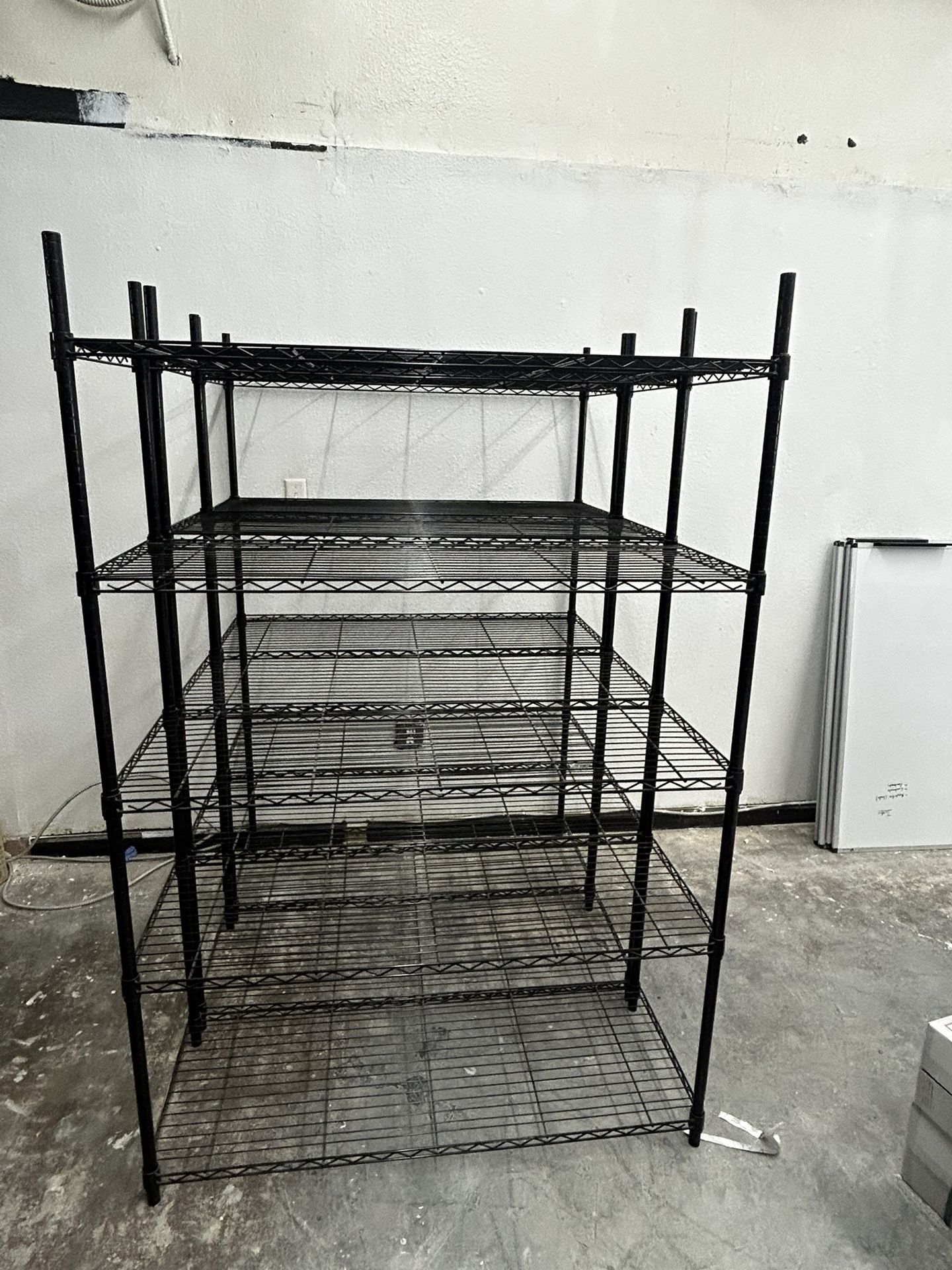 5-Tier Heavy Duty Metal Wire Garage Storage Shelving Unit