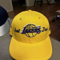Los Angeles Lakers Just Don Fitted Cap 7 3/8