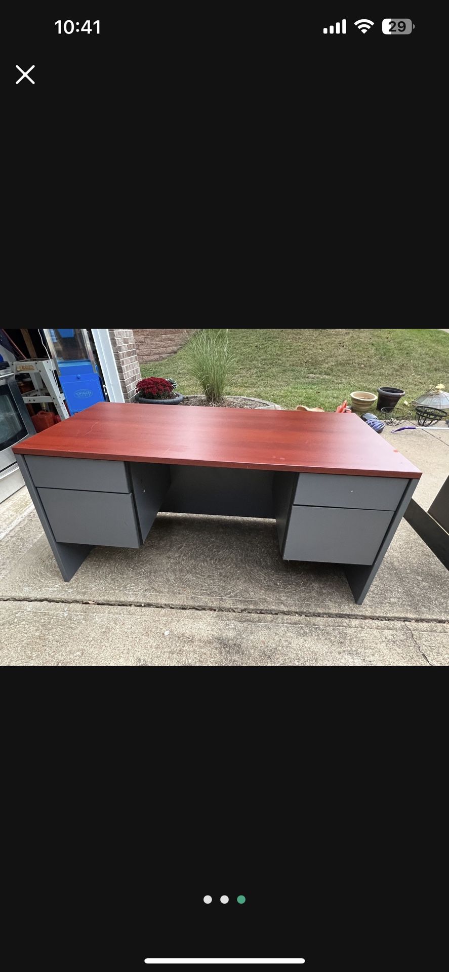 Office Desk With 4 Drawers