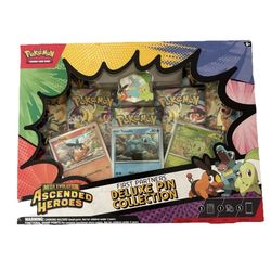 Pokémon TCG First Partner Deluxe Pin Collection Box New Sealed