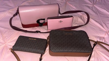 Coach and Michael Kors Handbag and Wallet Bundle