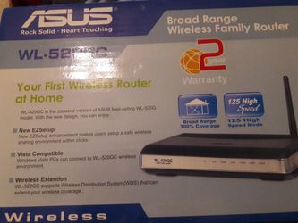 ASUS wireless router WL-520GC