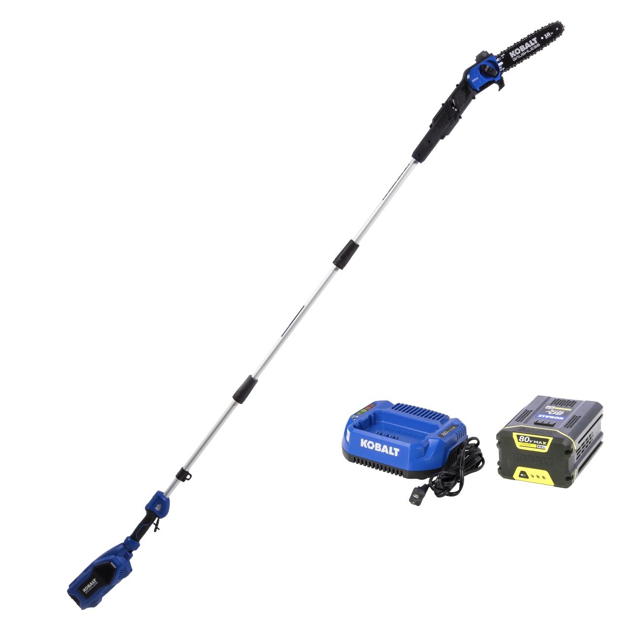 Kobalt Gen4 40-volt 10-in 2 Ah Battery Pole Saw (Battery and Charger Included)