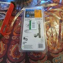 Everbilt Trip Lever Bath Drain 1-1/2 Inch Chrome 