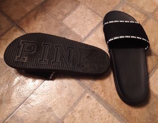 Victoria's Secret pink slides