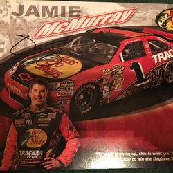 Jamie McMurray autographed herocard
