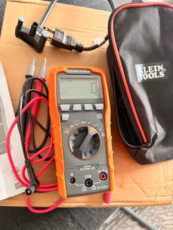 $40 Klein Tools Digital Multi-Tester with Receptacle Tester (Standard/GFCI) Auto-Ranging Digital