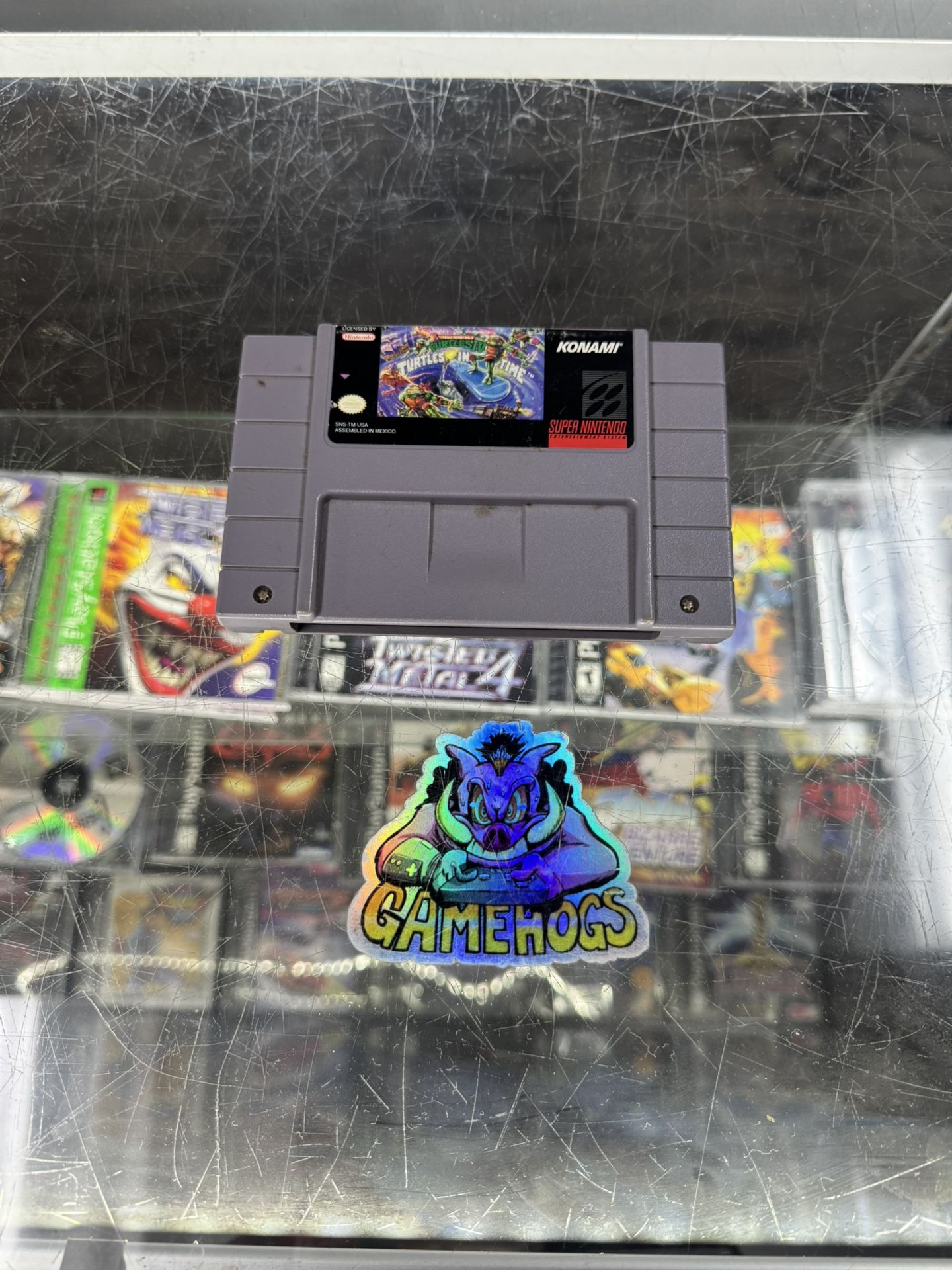 Teenage Mutant Ninja Turtles In Time SNES $55 Each Gamehogs 11am-7pm
