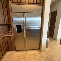 Monagram 48” Side by Side Built In Refrigerator