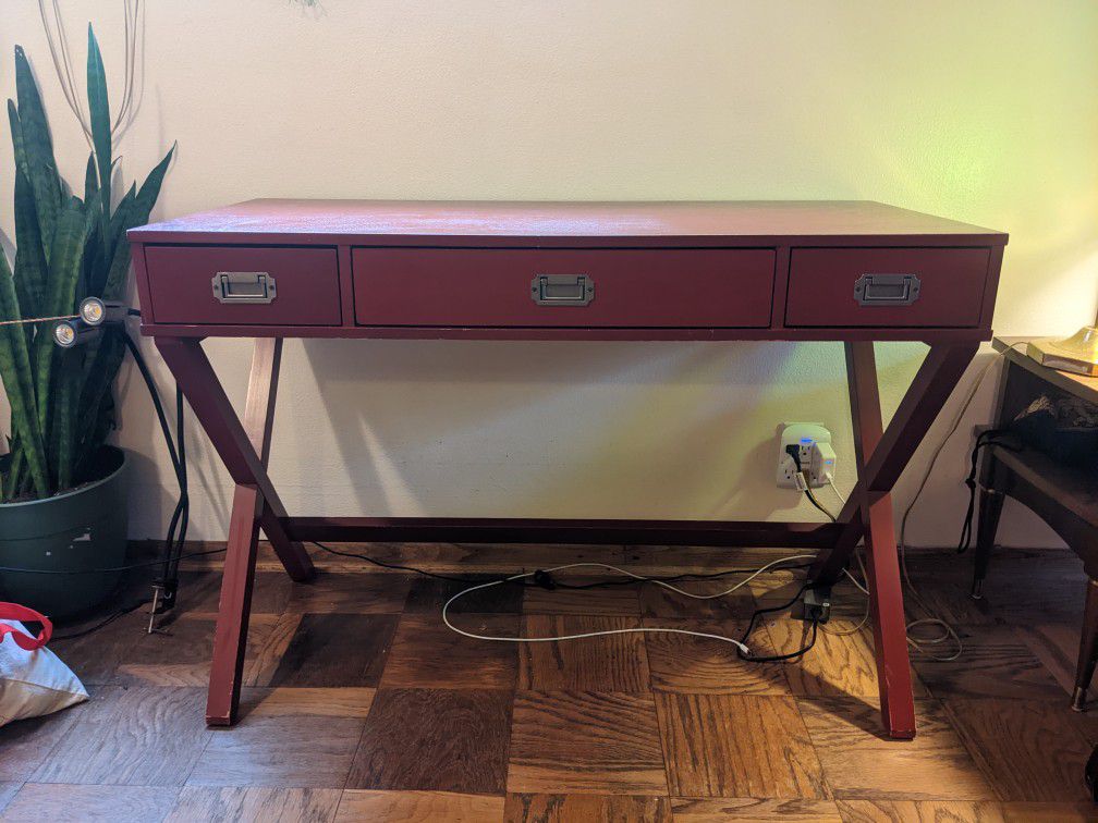 Writing Desk With Drawers