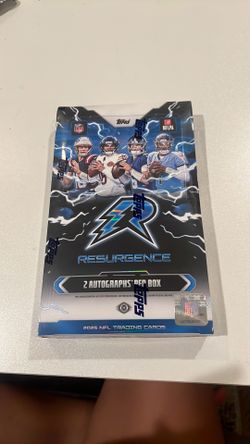 2025 Topps Resurgence football Hobby box