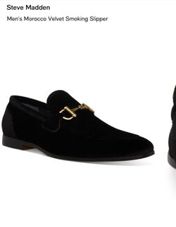 Steve Madden Morocco Velvet Smoking Slipp