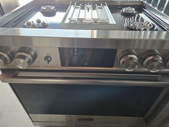 Dacor Contemporary 36" Stainless Steel Professional Dual-Fuel Freestanding Range New