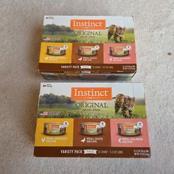 Instinct Original Variety Pack Pate, 2 Packs x 12 Cans X 5.5oz
