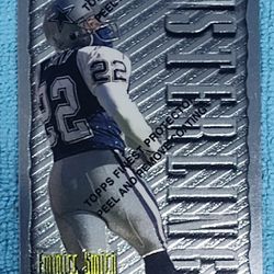 96 Mint Emmit Smith uncommon Silver Topps Finest Sterling 