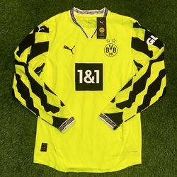 [776141-04] Mens Puma BVB Borussia ANNIVERSARY JERSEY AUTHENTIC Long Sleeve - M