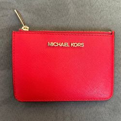 Michael Kors Jet Set Travel Small Saffiano Leather Coin Pouch