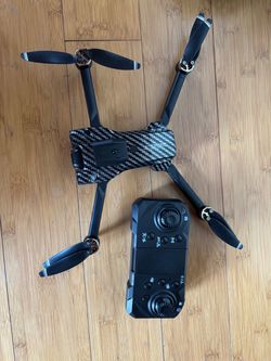 Toy Drone with Carbon Fiber Pattern in Case