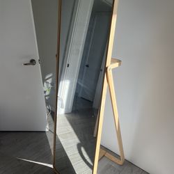 100% Wood Full Standing Mirror