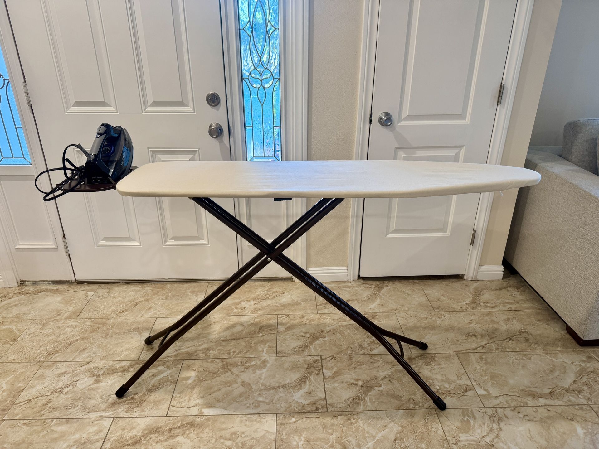 Ironing Board With Iron