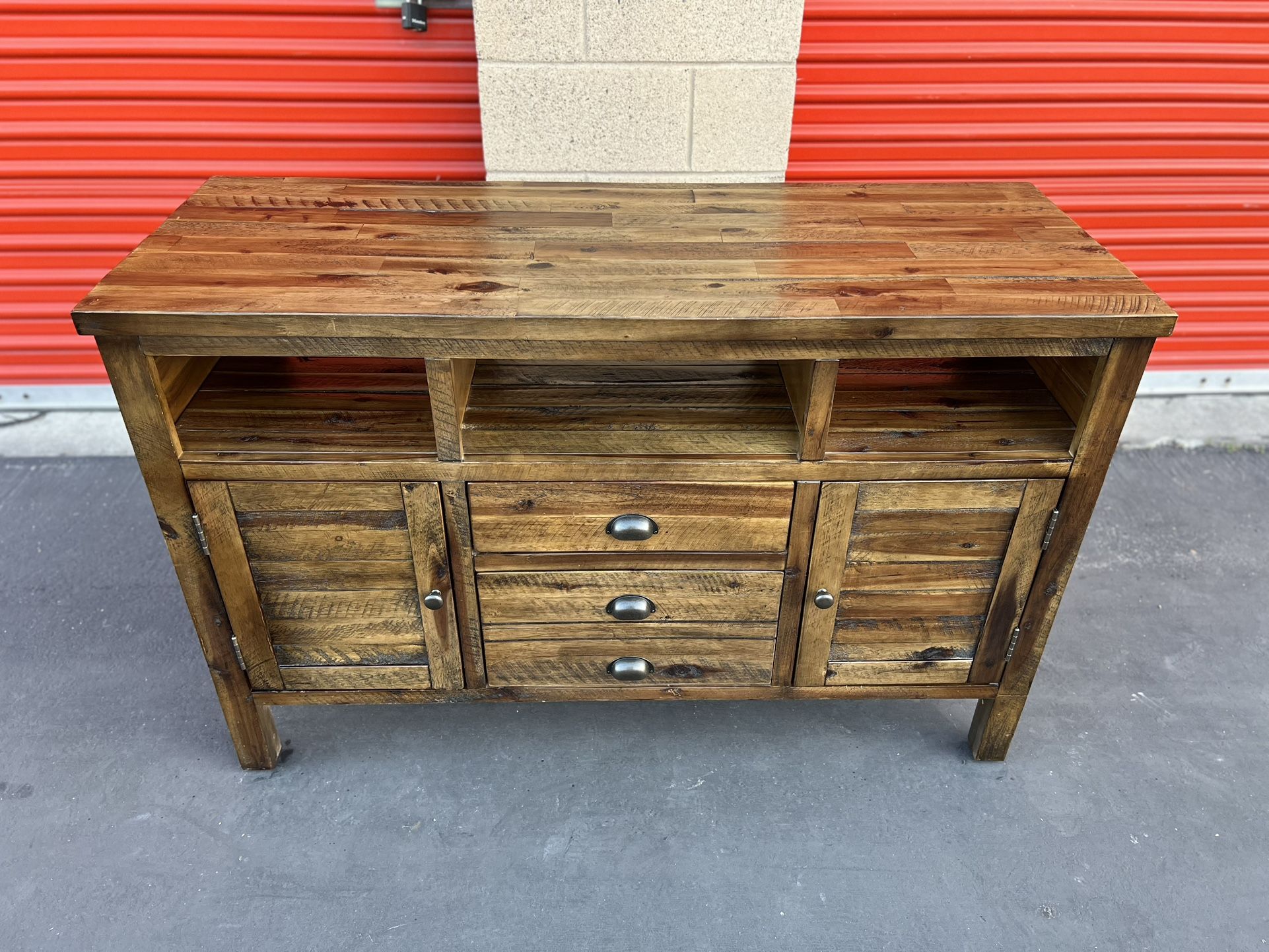 Solid Wood Media Stand / Media Console / TV Stand / TV Console / Buffet / Sideboard
