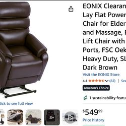 BRAND NEW Dual Motor Power Lift Recliner Chair with Heat & Massage (UNOPENED BOX)