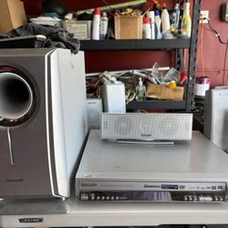 Panasonic Five Disc Cd Changer Home Surround Sound System