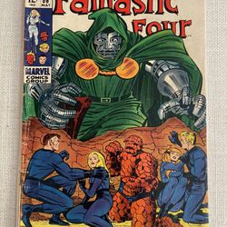 FANTASTIC FOUR #86 Marvel Comics 1969 Silver Age, DOCTOR DOOM Cover Stan Lee Jack Kirby VG
