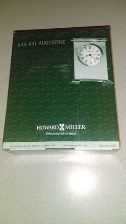 HOWARD MILLER 645-691 AUGUSTINE CLOCK NEW SEALED IN BOX