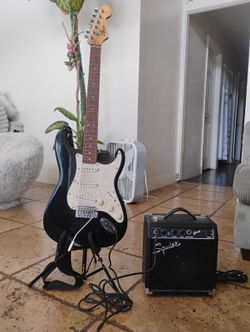 Guitarra eléctrica con altavoz incluido