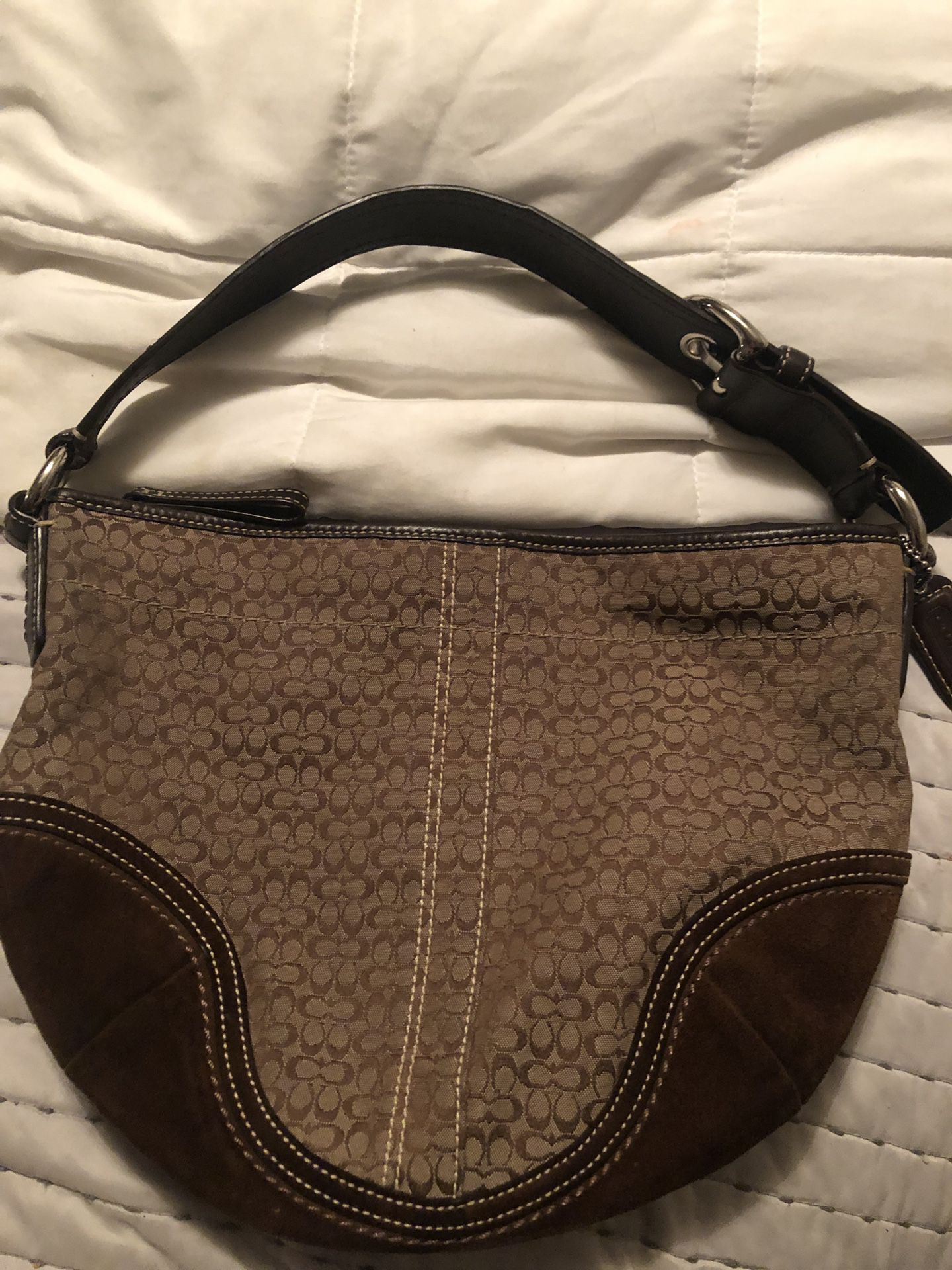 Coach brown purse