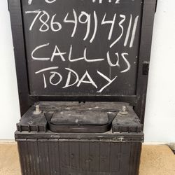 Semi Truck Interstate Batteries 