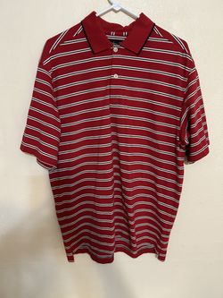 Walter Hagen Polo Men’s Shirt Short Sleeve Size XL Red And White Colors 