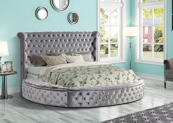 Gray Bed 