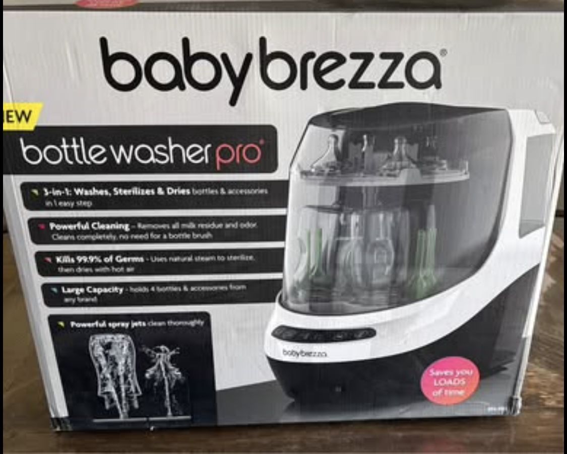 Baby Brezza Bottle Washer Pro - Baby Bottle Washer -  All in One Machine - New